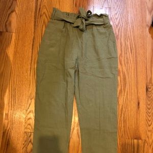 ROMWE green trousers